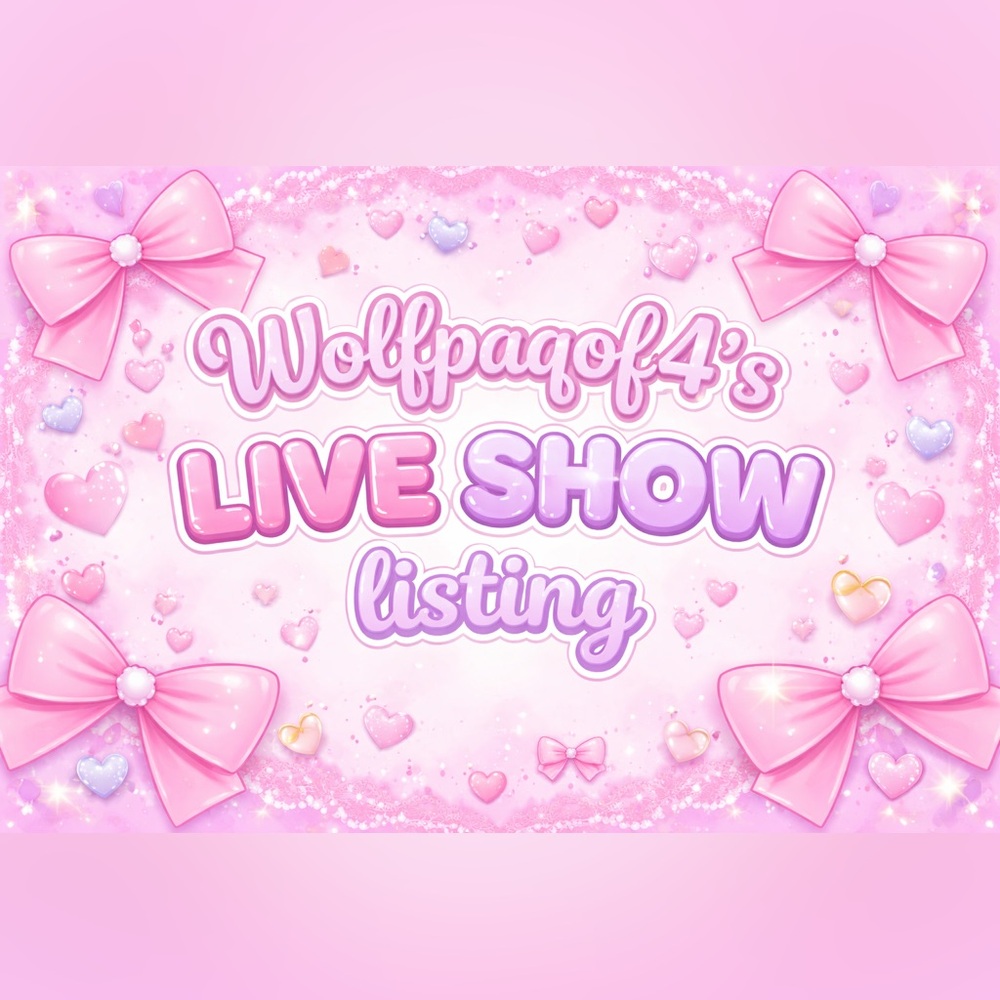 Live Show Listing💕👚💕
